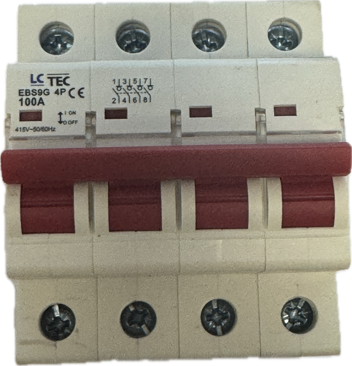 Lasttrennschalter EBS9G 4P 100A