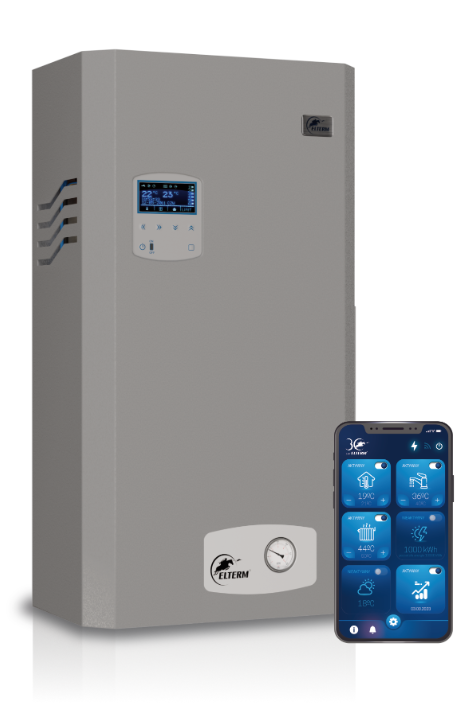 9 kW Elektro-Zentralheizung, Heiztherme - AsHN LCD