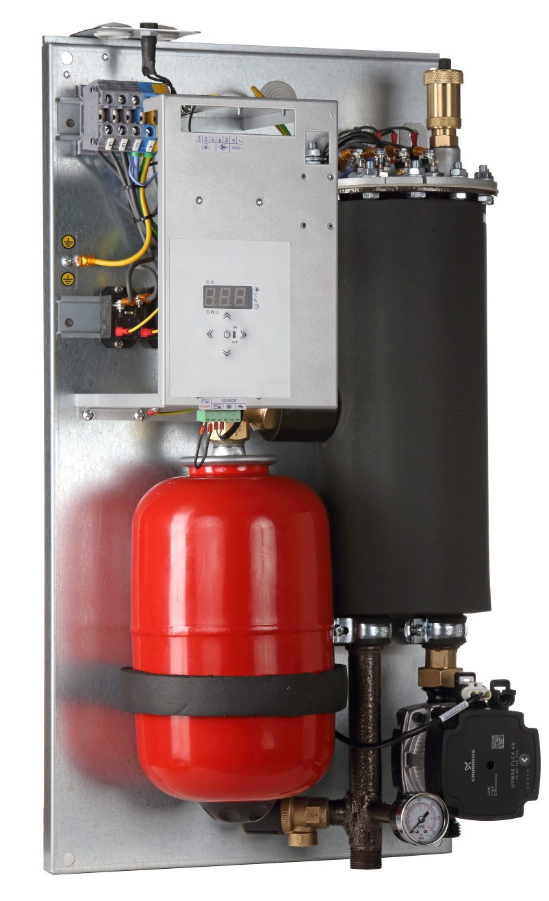 9 kW Elektro-Zentralheizung, Heiztherme - AsZN LED