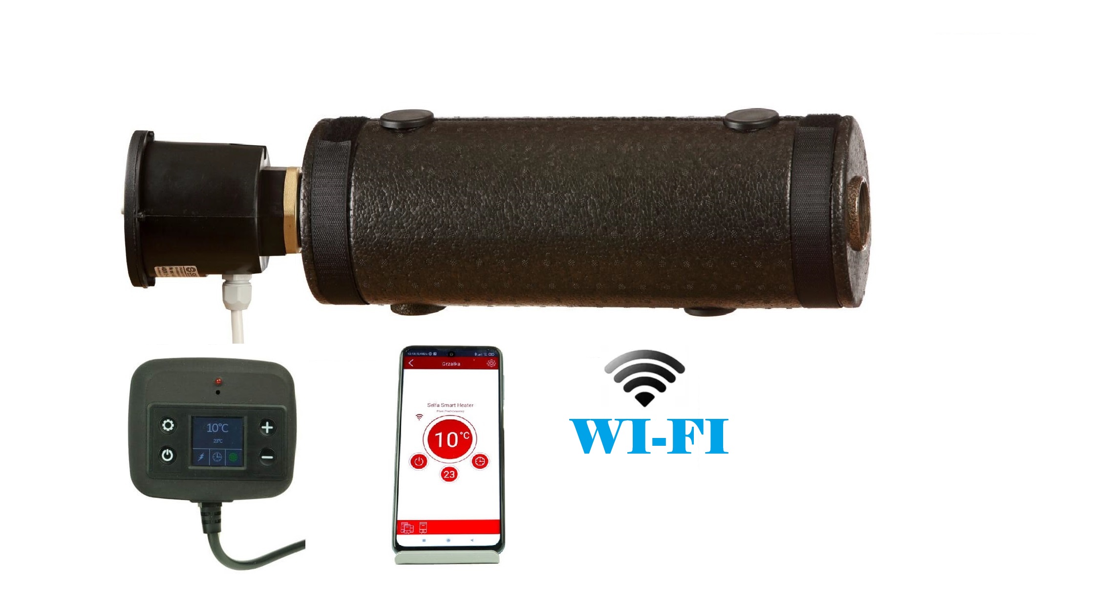 Durchlauferhitzer für Heizungssystem mit SMART WI-FI 2,0 kW