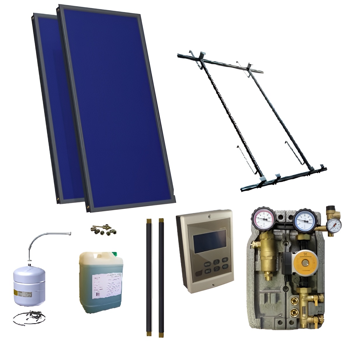 Solarpaket - 2 x Kollektoren (4,18 m²)