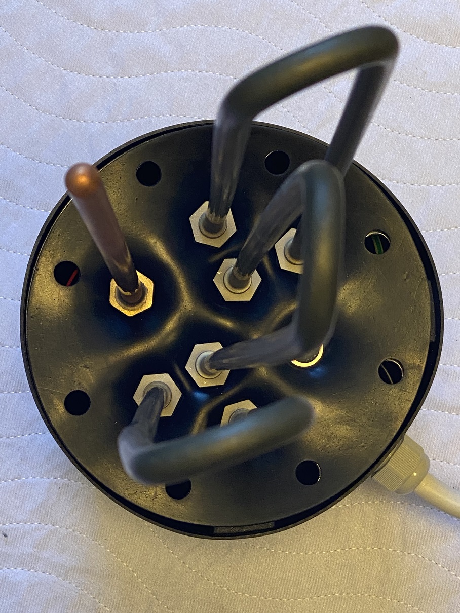 Flanschheizkörper 6 kW  Flansch 180mm