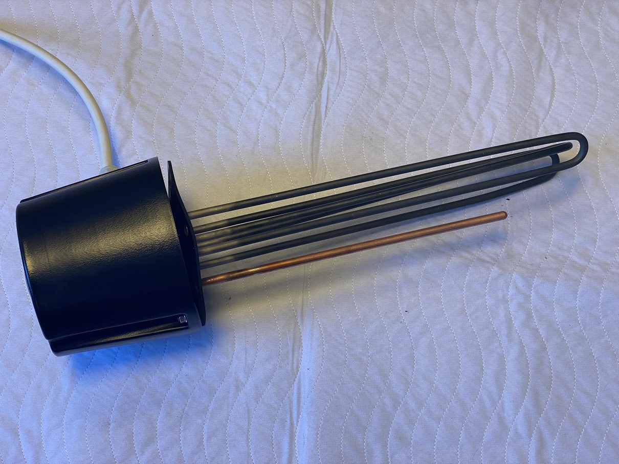 Flanschheizkörper 3 kW,  230V,  Flansch 180mm