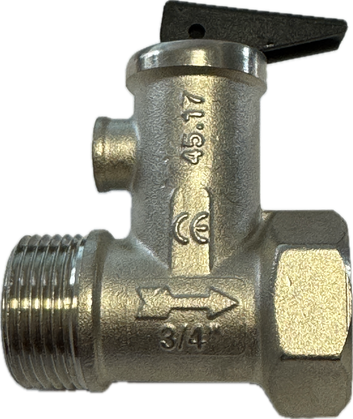 Sicherheitsventil IG x AG 3/4" 6 bar Boiler, Speicher Überdruckventil