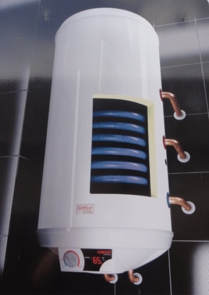 Solaranlage - 1 x Kollektoren (2,09 m²) + 140 Liter Boiler
