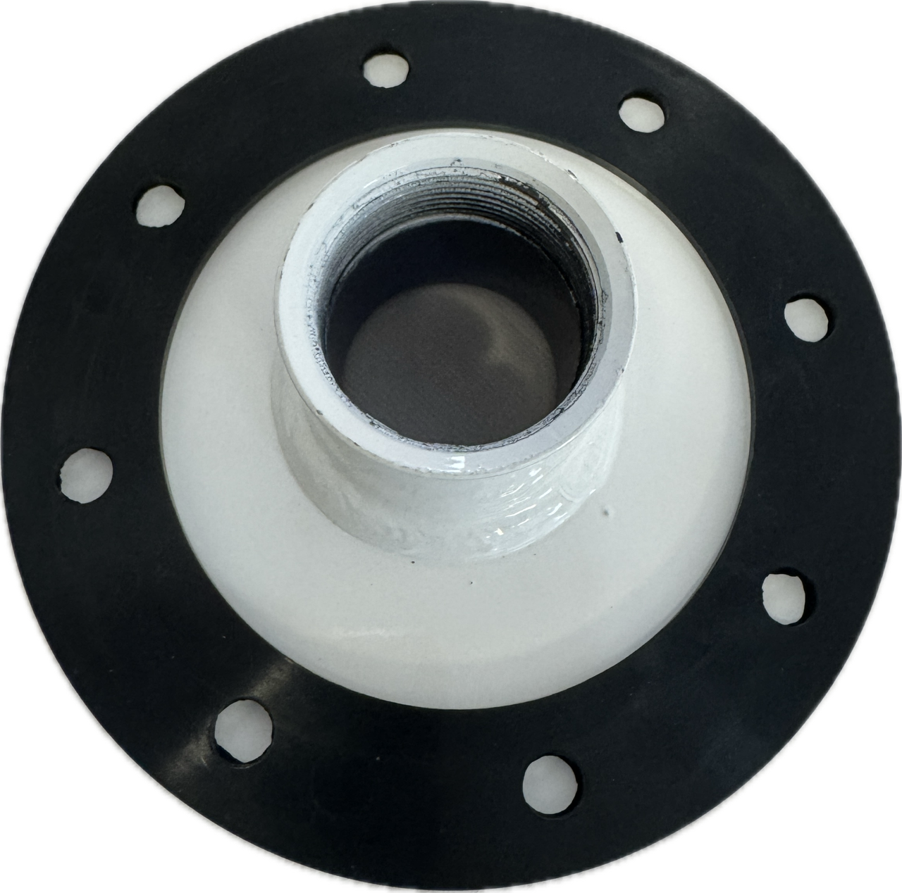 Gewindeflansch mit Dichtung für Einschraubheizkörper, 180 mm